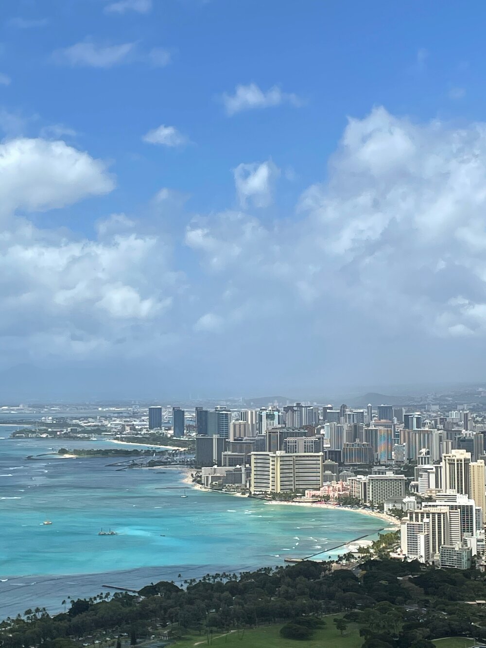View from the top of Diamond Head